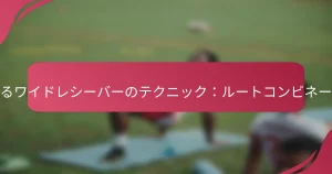 トリップスフォーメーションにおけるワイドレシーバーのテクニック：ルートコンビネーション、スペーシング、ミスマッチ
